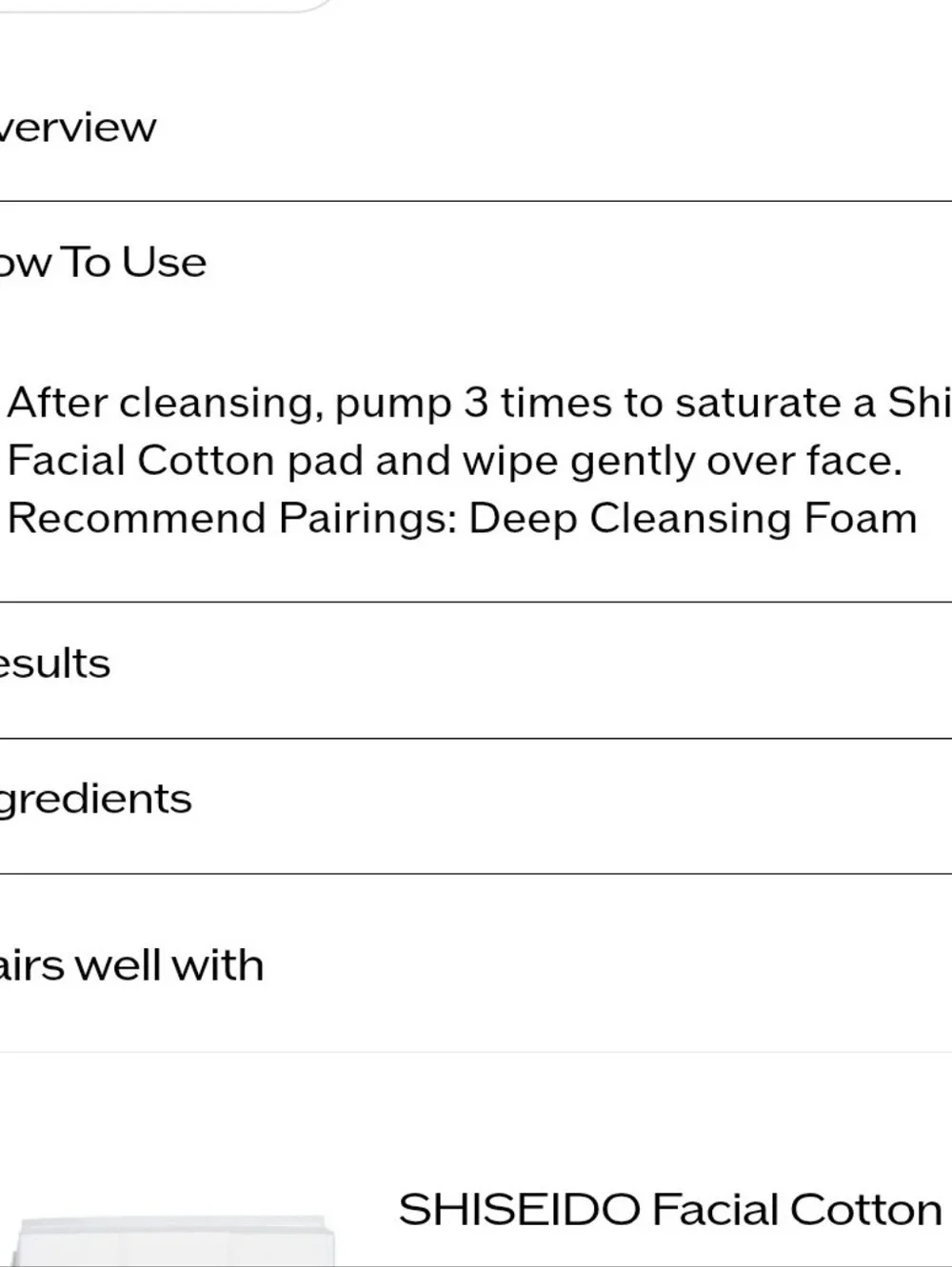 Shiseido Treatment Softener Lotion